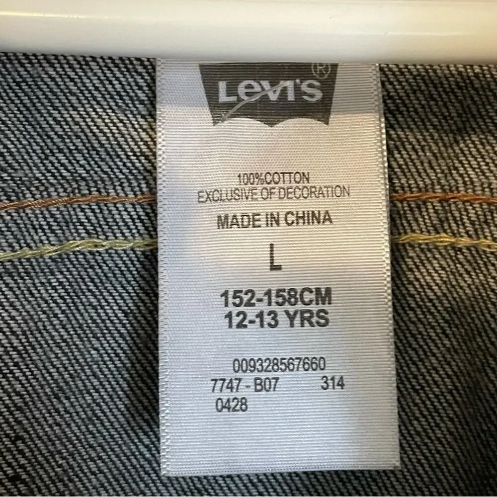 Levi’s‎ Jean Jacket Large Children’s Size 12
